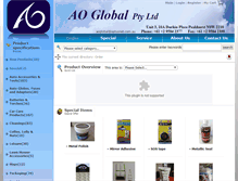 Tablet Screenshot of aoglobal.com.au